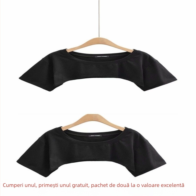 Tricou din bumbac, mâneci scurte, croială lejeră, guler rotund, stil urban.
