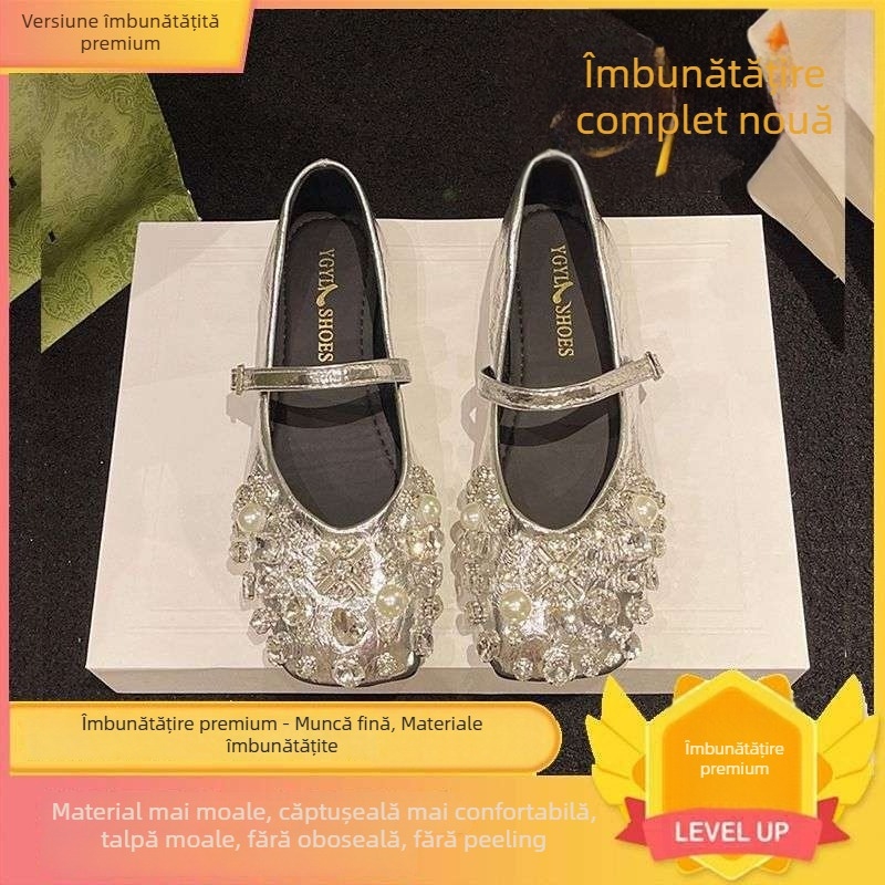 Pantofi Mary Jane – Primăvara 2025, stil street-hipster coreean, țesătură din cânepă, conținutul principal >95%, construcție adezivă