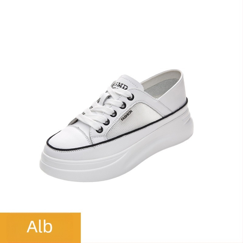 Pantofi sport cu platformă pentru femei, cu partea superioară din plasă, închidere cu șiret frontal, talpă din poliuretan, înălțime platformă 3–5 cm, respirabili