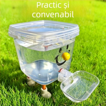 Dispenser de apă pentru animale de companie, plug-in, din plastic, universal, capacitate mare, alimentare automată