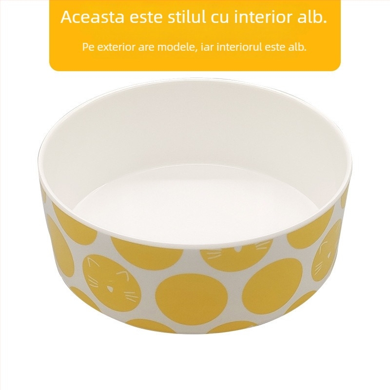 FAVOMODE Bol pentru pisici, material Melanie, pentru pisici, Unelte pentru animale de companie, Pachet 1 buc.