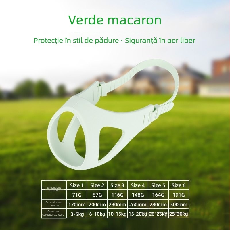 Botniță reglabilă pentru câini, anti-mușcături, anti-lătrat, anti-mâncare, din plastic