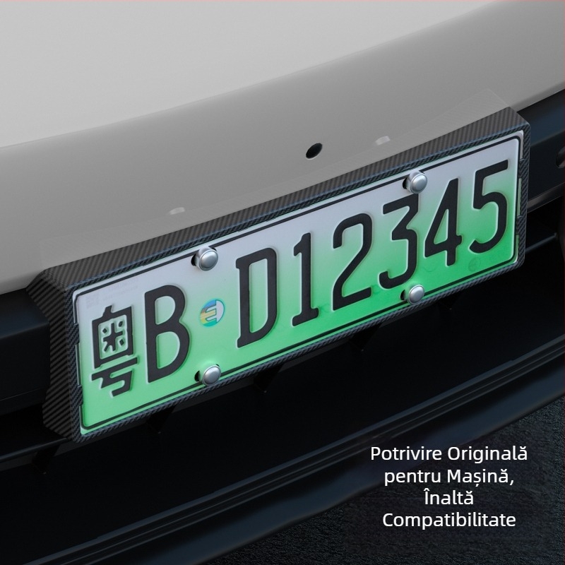 Suport pentru plăcuța de înmatriculare cu protecție completă a marginii pentru YU7 — cadru protector din plastic