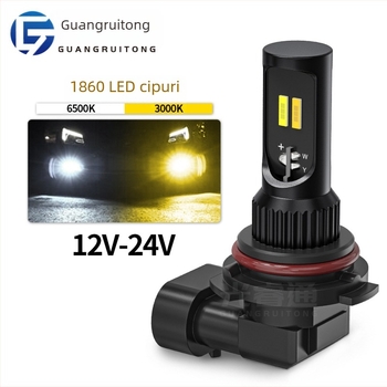 Lampă LED de ceață WD-1860-2HL pentru motocicletă, 8W, 12-24V, 3600LM