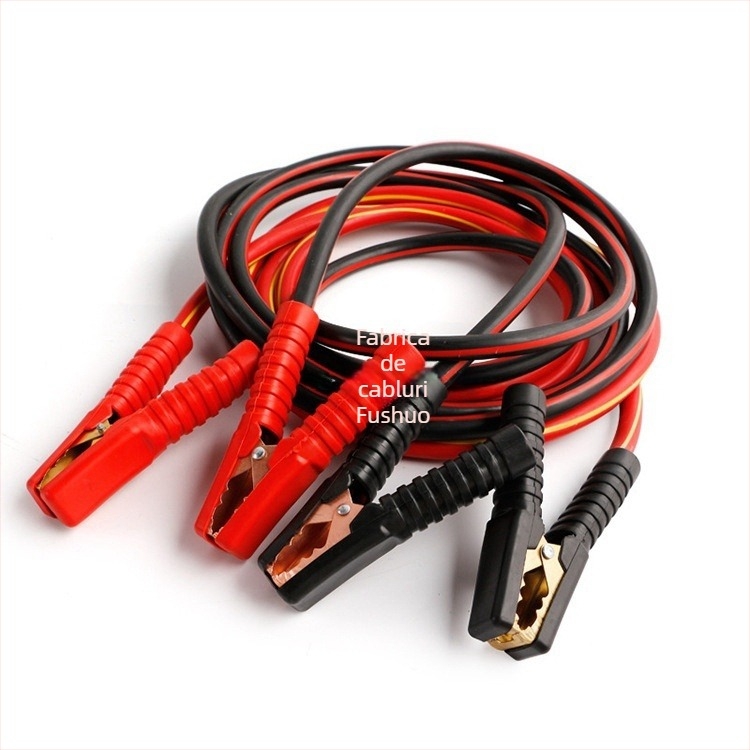 Cablu de pornire baterie auto, cupru, 3 m, brand Xin fu shuo, pentru mașini, pornire de urgență