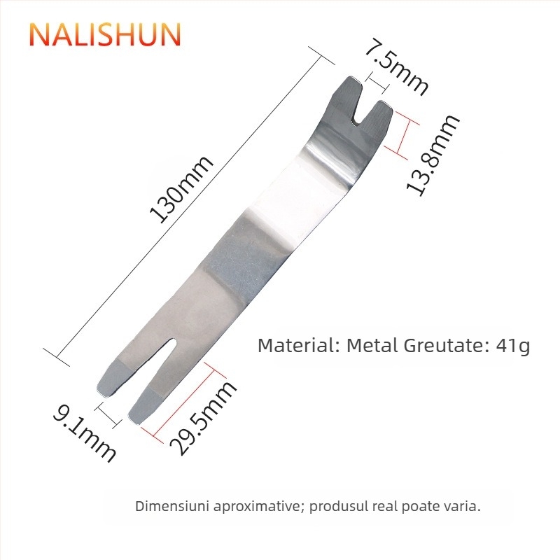 Unealtă de demontare pentru sistemul audio auto și panoul ușii – construcție metalică, placă de demontaj și șurubelniță, brand There Shun