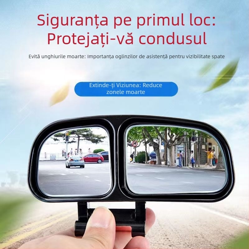 Oglindă retrovizoare auto Chao xinxiao - ABS, unghi larg, câmp vizual mare, claritate HD