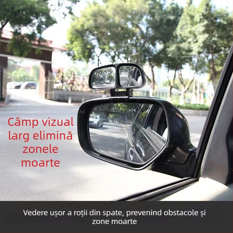 Oglindă retrovizoare auto Chao xinxiao - ABS, unghi larg, câmp vizual mare, claritate HD