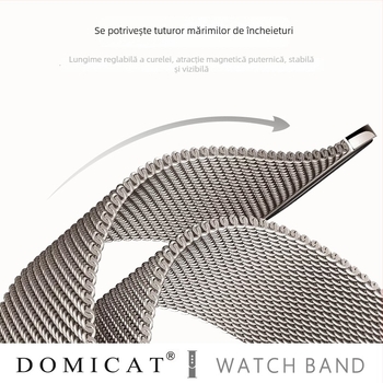 Brățară Milanese din oțel inoxidabil cu închidere magnetică pentru Apple Watch Series 7–10 Ultra