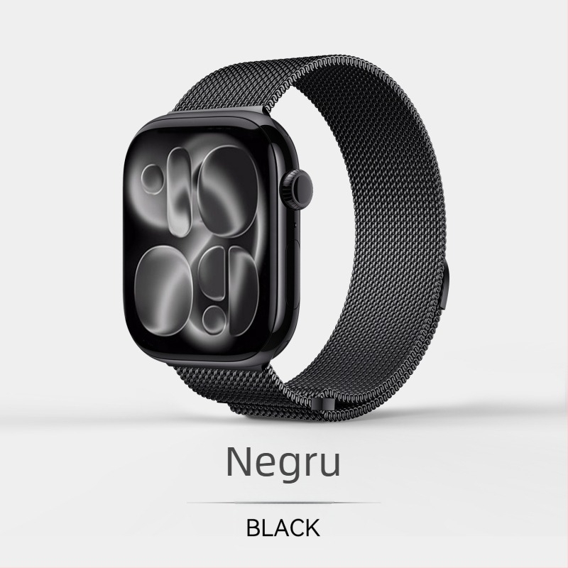 Brățară Milanese din oțel inoxidabil cu închidere magnetică pentru Apple Watch Series 7–10 Ultra
