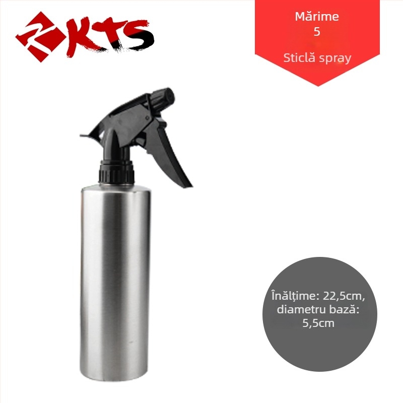 Sticluță pulverizator din oțel inoxidabil 304 pentru udare, îngrijire păr și umidificare – pulverizator compact