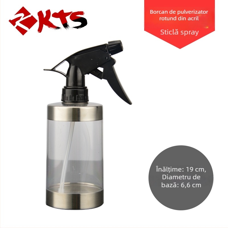 Sticluță pulverizator din oțel inoxidabil 304 pentru udare, îngrijire păr și umidificare – pulverizator compact