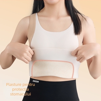 Vestă termică pentru fete cu pernă încorporată pentru sân, fleece dublu-side din velur, poliester 90–95%, 201–250 g/m², potrivită pentru tineret 13–18 ani