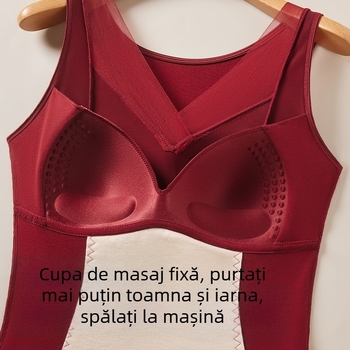 Vesta termică pentru femei, cupe integrate, glugă, strat unic, poliester 181–200 g/m²