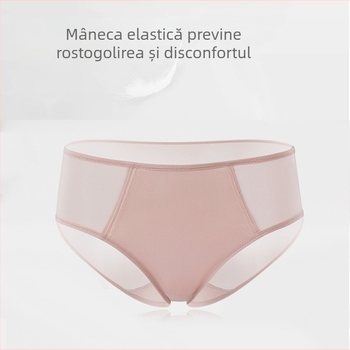 Lenjerie intimă din mătase Mulberry pentru femei – talie medie, respirabilă, tricotată, 90–95% mătase, căptușeală 100% mătase