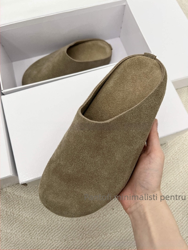 Mocasini femei din piele naturală, slip-on, talpă groasă – stil retro, culoare solidă, partea superioară din piele, talpa din cauciuc