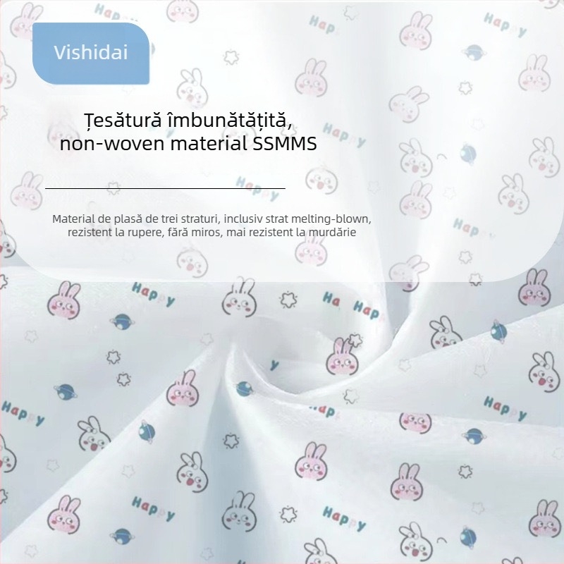 Set de dormit pentru călătorii, în patru piese: husă de pilotă din material nețesut, cearșaf de unică folosință și fețe de pernă