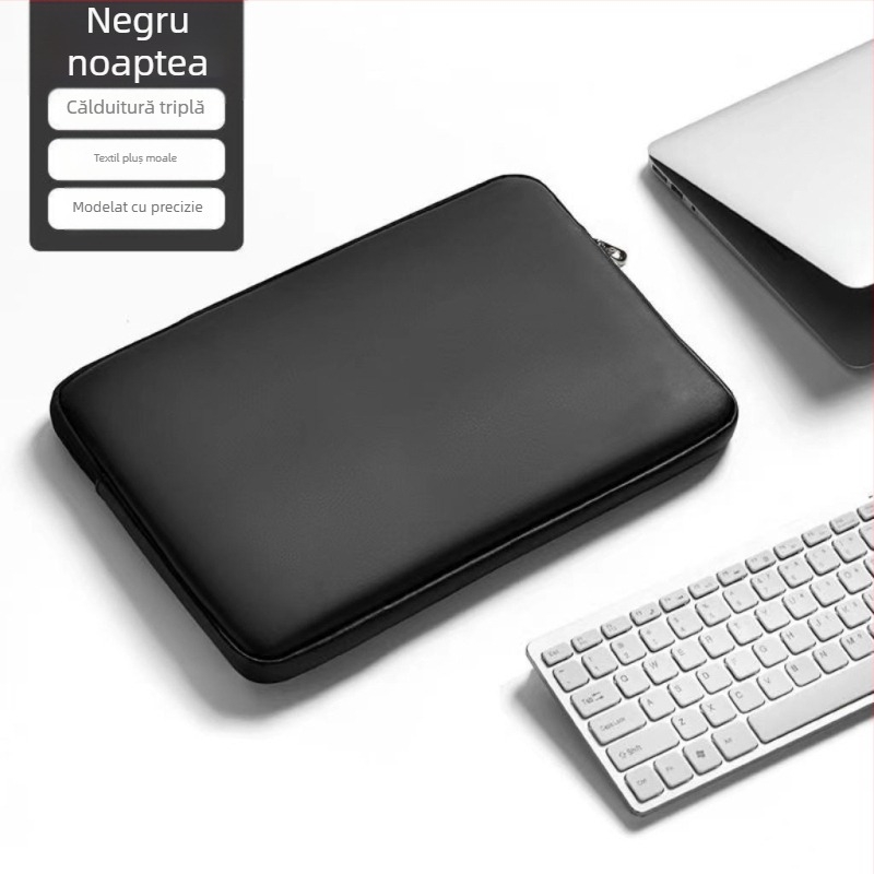 Haomo husă pentru laptop cu căptușeală internă — stil urban minimalist, respirabilă și impermeabilă, ultra-ușoară și rezistentă la uzură, căptușeală din poliester, primăvara 2025