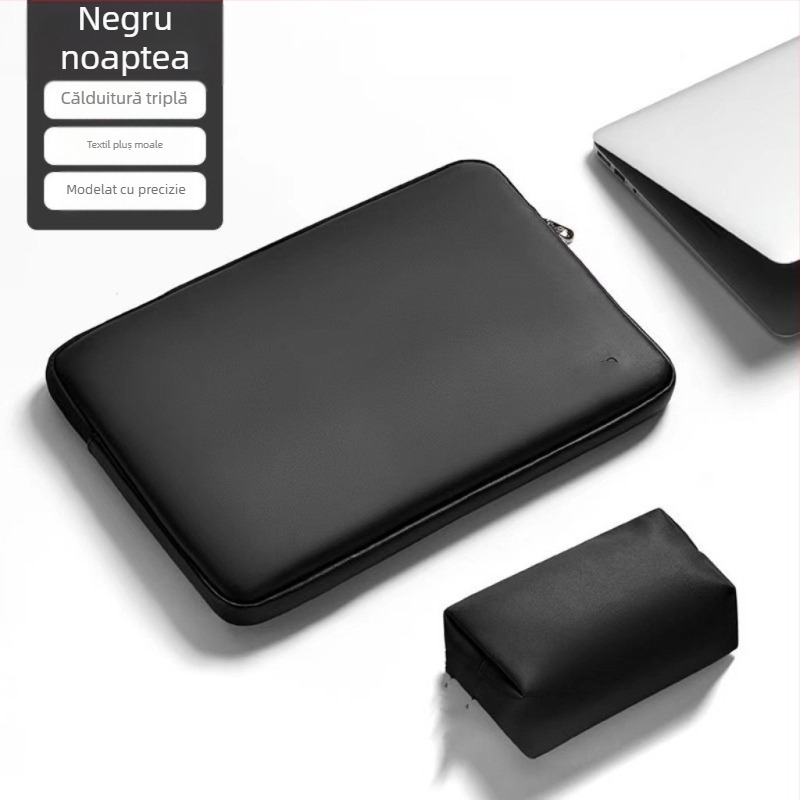 Haomo husă pentru laptop cu căptușeală internă — stil urban minimalist, respirabilă și impermeabilă, ultra-ușoară și rezistentă la uzură, căptușeală din poliester, primăvara 2025