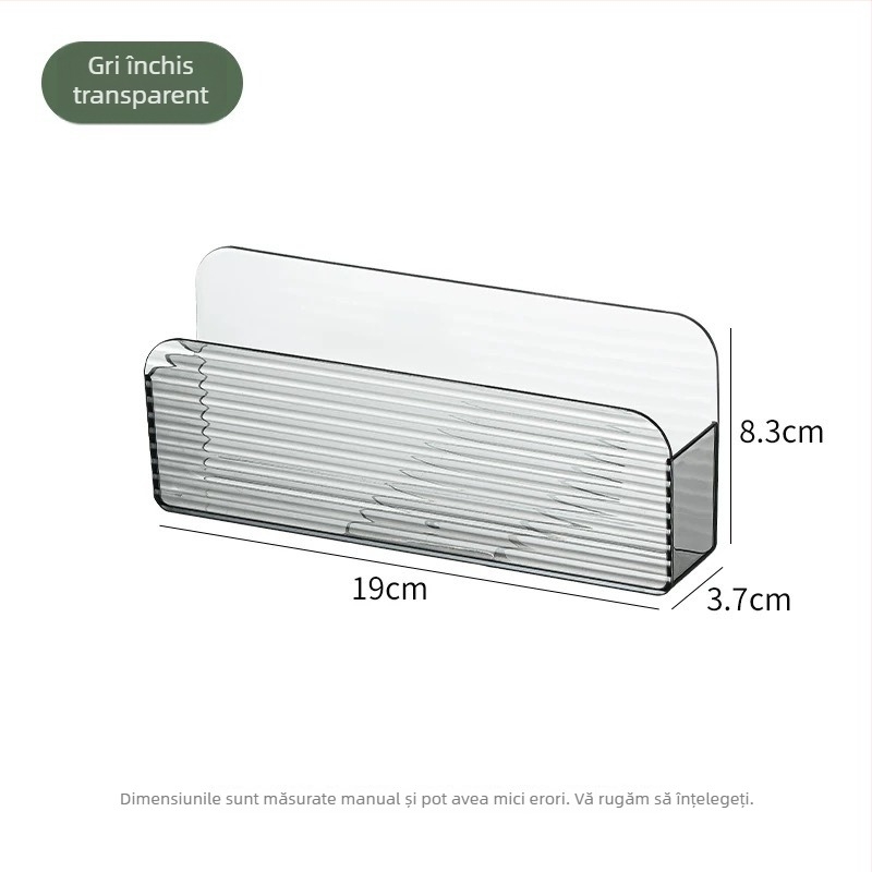 Raft de stocare montat pe perete pentru ceai la pliculețe și capsule de cafea – model dreptunghiular, PS material, stil japonez, depozitare și organizare