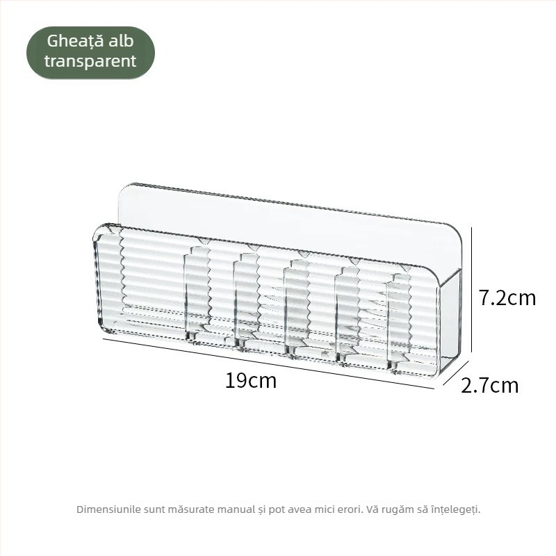 Raft de stocare montat pe perete pentru ceai la pliculețe și capsule de cafea – model dreptunghiular, PS material, stil japonez, depozitare și organizare