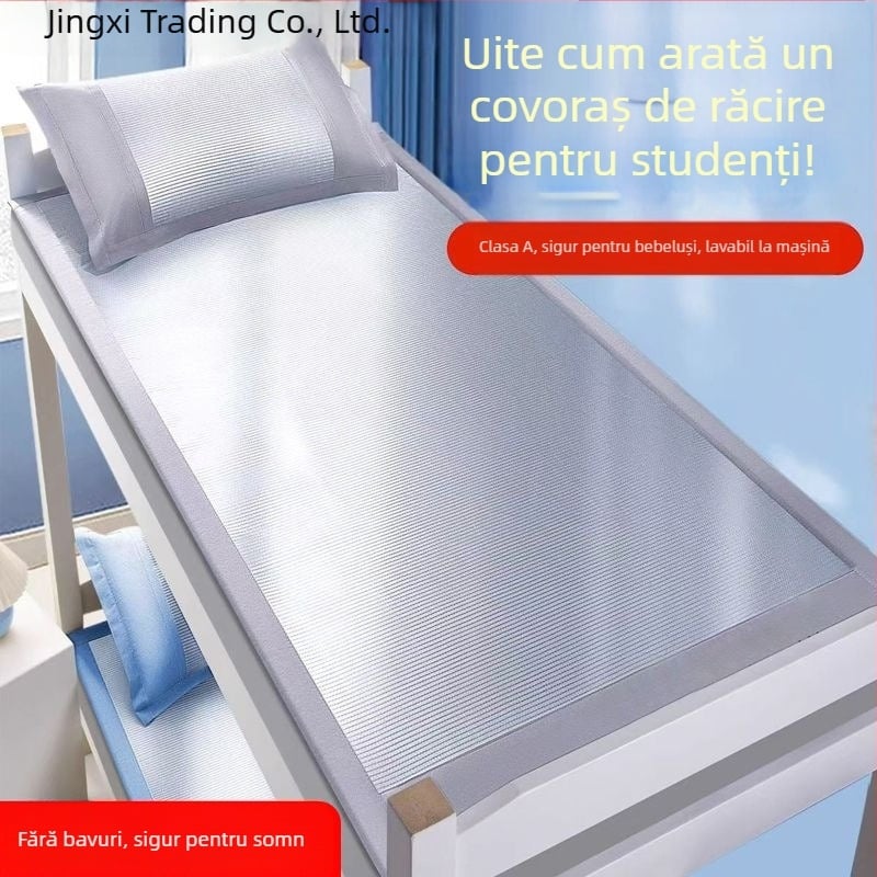 Set Ice Silk din trei piese pentru vară, pentru dormitor, sigur pentru bebeluși, include cearșaf și saltea