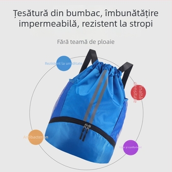 Rucsac de călătorie unisex, pentru activități în aer liber, material Oxford, capacitate 20–35 L, compartiment uscat-ud