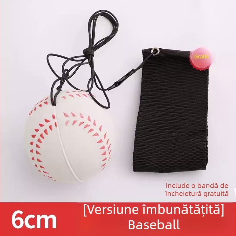 Minge pentru încheietură pentru antrenamentul de coordonare mână-occhi, minge elastică din cauciuc, nucleu din cauciuc, lansare 2023