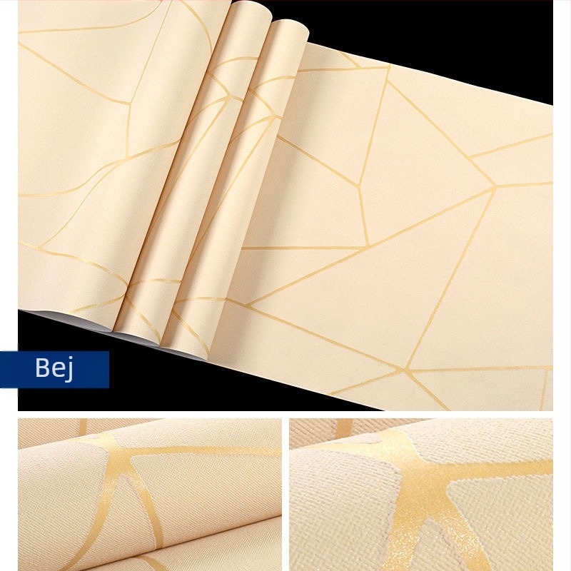 Tapet din fibră nețesută, model 3D cu dungi curbate și valuri, textură în relief, anti-static, decor minimalist modern pentru canapea, capul patului și spații hoteliere