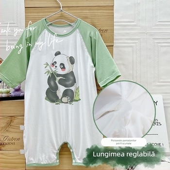 Sac de dormit pentru bebeluși cu design cu picioare despărțite din Tencel Modal, pentru toate anotimpurile, model Cartoon, siguranță Clasa A, potrivit pentru 0–6 ani