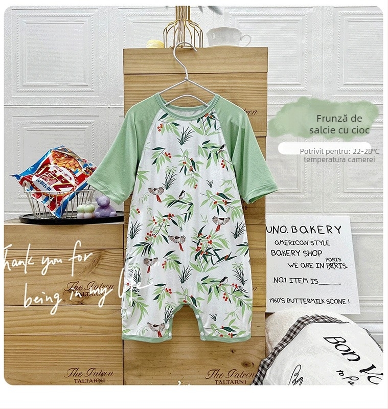 Sac de dormit pentru bebeluși cu design cu picioare despărțite din Tencel Modal, pentru toate anotimpurile, model Cartoon, siguranță Clasa A, potrivit pentru 0–6 ani