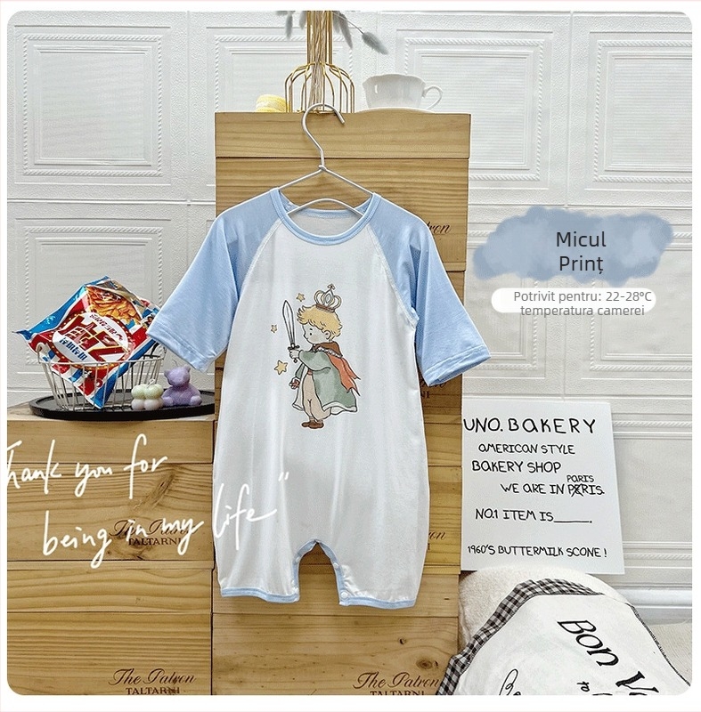 Sac de dormit pentru bebeluși cu design cu picioare despărțite din Tencel Modal, pentru toate anotimpurile, model Cartoon, siguranță Clasa A, potrivit pentru 0–6 ani