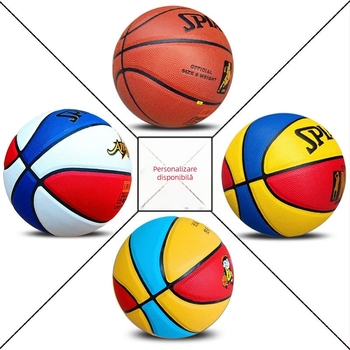 Baschet pentru copii din PU cu senzație de piele, logo imprimat, personalizabil, rezistent la uzură