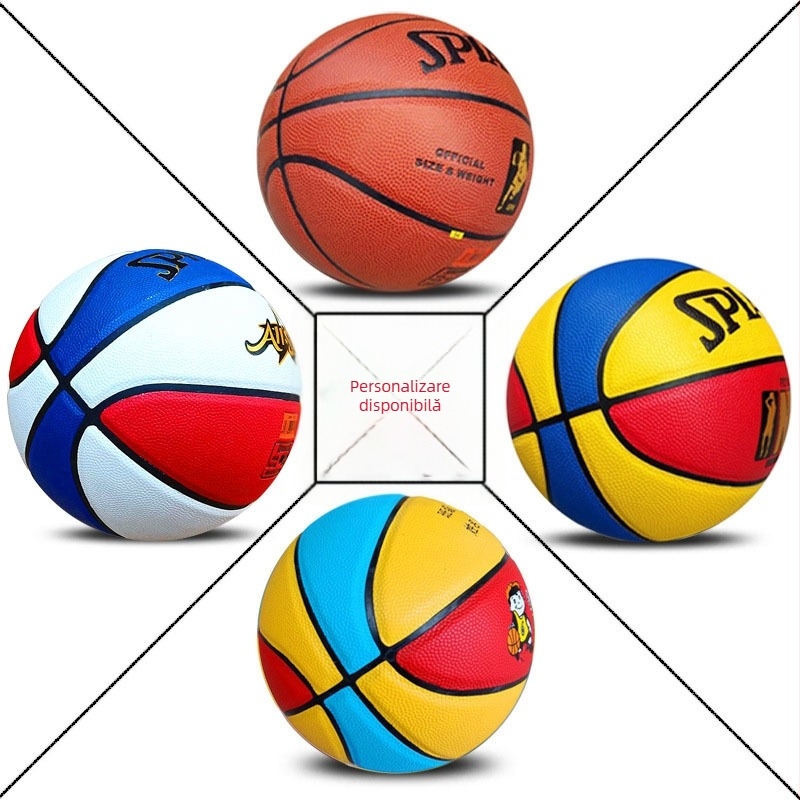 Baschet pentru copii din PU cu senzație de piele, logo imprimat, personalizabil, rezistent la uzură