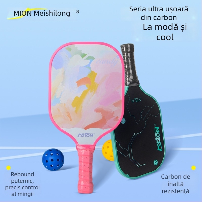 Rachetă pickleball pentru începători – corp din lemn, 220 g, marcă Beautiful Lion