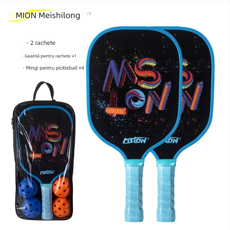 Rachetă pickleball pentru începători – corp din lemn, 220 g, marcă Beautiful Lion
