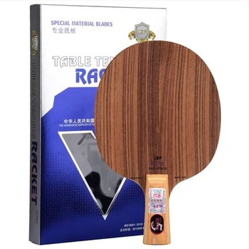 Rachetă de tenis de masă 729 — lamă din poplar, gumă cu lipire lungă, lovitură orizontală