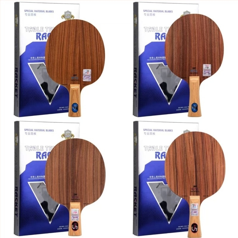 Rachetă de tenis de masă 729 — lamă din poplar, gumă cu lipire lungă, lovitură orizontală