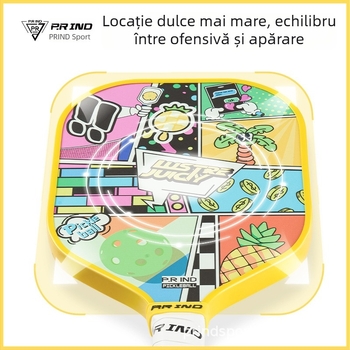 Rachetă de pickleball – din fibră de carbon, ultra-ușoară, model de antrenament – Pu Rui, 230 g