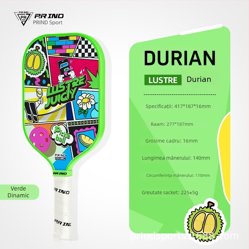 Rachetă de pickleball – din fibră de carbon, ultra-ușoară, model de antrenament – Pu Rui, 230 g