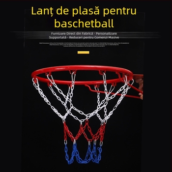 Suport/ramă de baschet din oțel inoxidabil cu plasă și coș (Material: 3283093; Greutate: 1 kg; Personalizare disponibilă; Categorie: post/ramă de baschet)