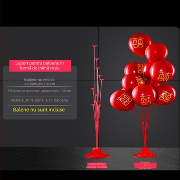 Suport balon pentru decoruri de interior la petreceri — plastic; potrivit pentru evenimente sportive; marcă: Altă; import: Nu