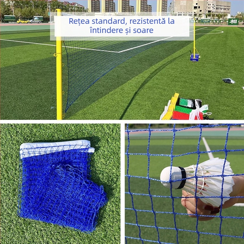Rețea de badminton de la Aibite — portabilă, pentru interior/exterior, nailon, personalizabilă, potrivită pentru badminton și tenis