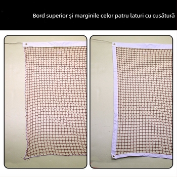 Plasă de badminton Liansheng, plasă de competiție standard din nailon și poliester; Categorie produs: plasă de badminton; Scenarii de aplicare: tenis de masă; Mărci private autorizate: Da