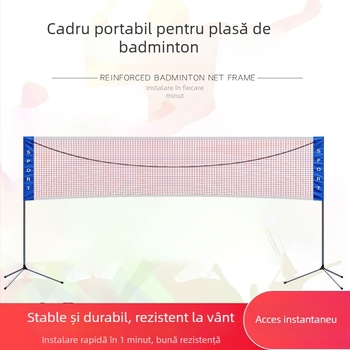 Cadru portabil pentru plasă de badminton – pentru utilizare în interior și în exterior, brand Xin Yue; Material: 21251174255; Categorie: badminton column