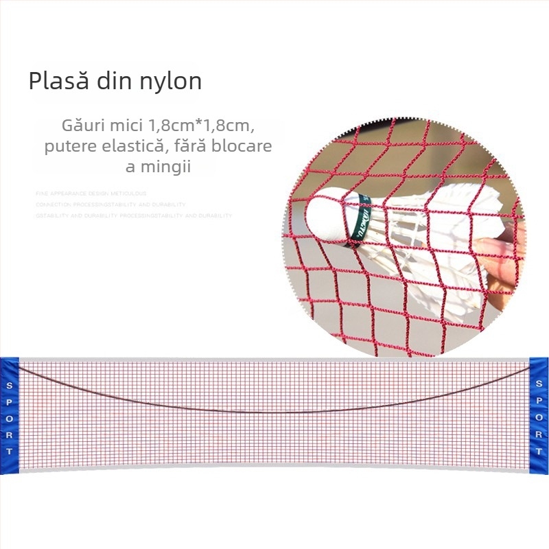 Cadru portabil pentru plasă de badminton – pentru utilizare în interior și în exterior, brand Xin Yue; Material: 21251174255; Categorie: badminton column