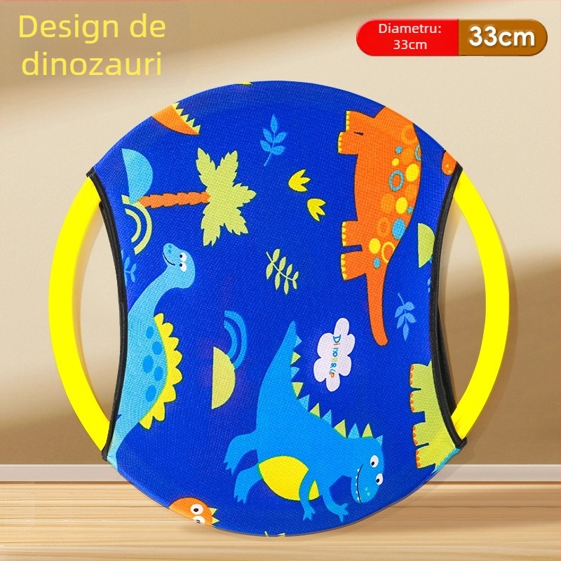 Set dublu de aruncare și prindere cu inele — jucărie PVC pentru interacțiune părinte-copil, interior și exterior (14+)