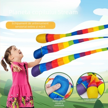 minge de aruncat din material textil, rezistentă la vânt, pentru antrenament senzorial, pentru copii 4-6 ani, ambalată într-o pungă PP