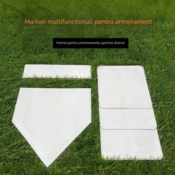 MAICCA Set de baze baseball – baze îngroșate, Pitcher Plate și Home Plate, set de cinci piese pentru softball cu logo personalizat