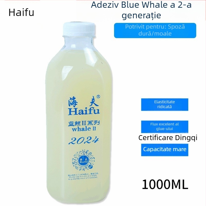 Lipici pentru tenis de masă, organic solubil în apă, Blue Whale 2 Gen